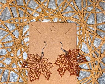 Fall Leaf Earrings