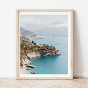 Amalfi Coast Digital Print // Instant Download, Travel Print, Italy Art, Travel Photography, Home Decor, Mediterranean Print