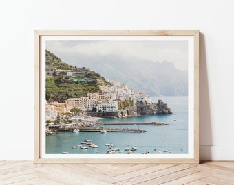 Fotografieafdruk Amalfikust, Italië kustgezicht (digitale download)