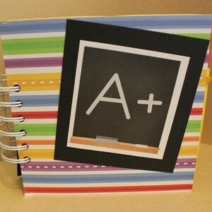 School Days, School book, mini album, 6x6, photo album, mini scrapbook, School brag book, School mini album, premade, mini scrapbook, WK144