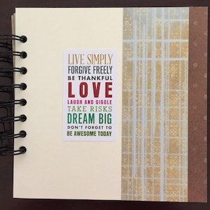 Family album, Love album, 6x6 mini album, mini scrapbook, pre-made scrapbook, Family brag book