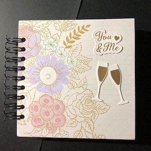 You and Me/6x6/mini album/scrapbook album/pre-made/mini scrapbook/scrapbooking/photo album/handmade