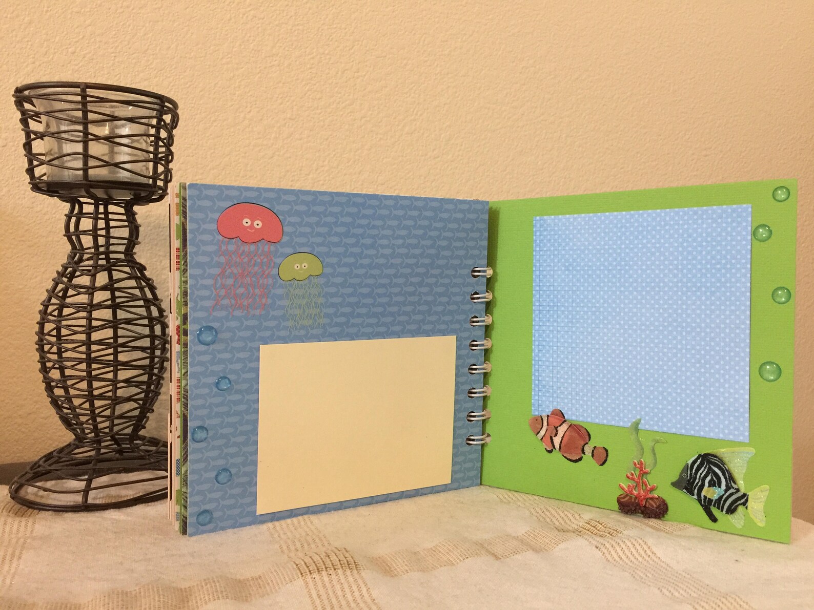 Zoo Mini Scrapbook, Zoo Album, 6x6 Mini Album, Mini Scrapbook, Premade Scrapbook, Zoo Brag Book