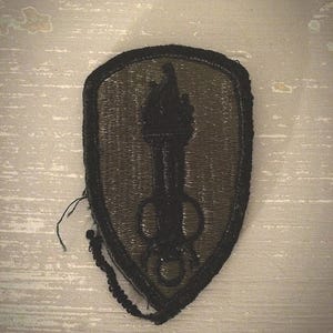 Used Vietnam Era U.S. Army Soldier Support Institute Subdued Patch – Authentic SSI Military Insignia – Free Shipping