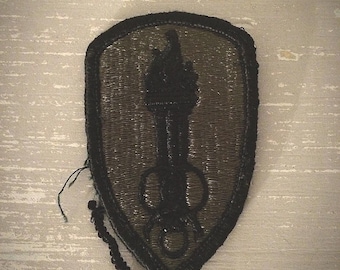 Used Vietnam Era U.S. Army Soldier Support Institute Subdued Patch – Authentic SSI Military Insignia – Free Shipping