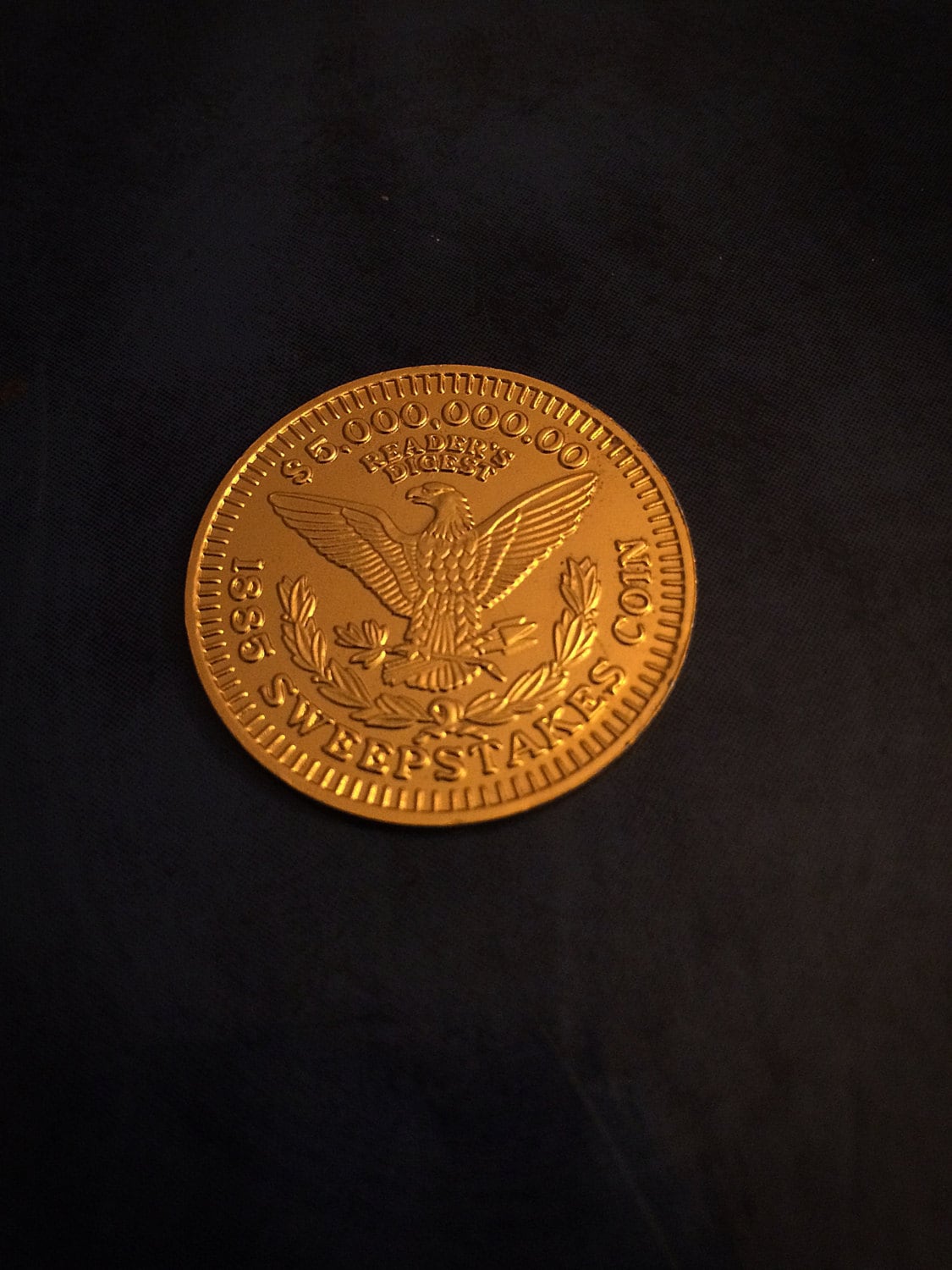 Rare Readers Digest 1885 Sweepstakes Coin 5000000.00 Etsy