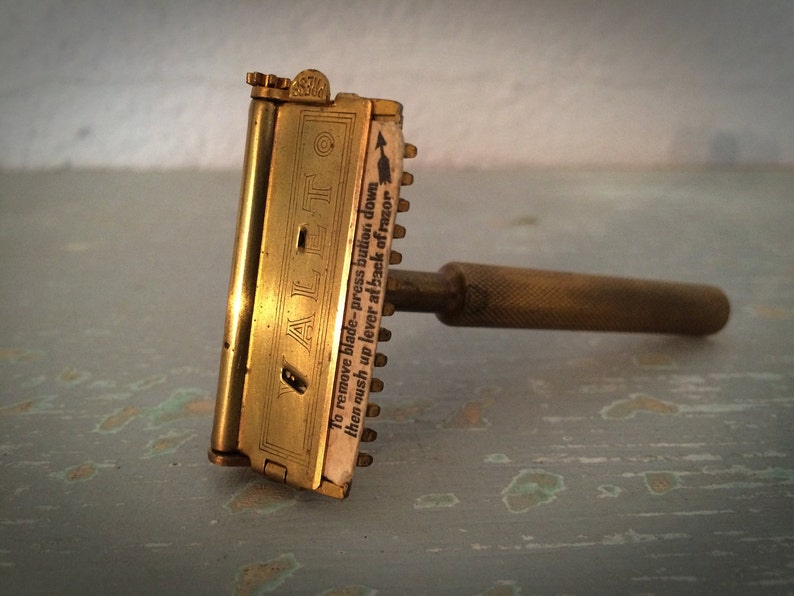 Antique 1920 s Valet Gold Plated Auto strop Safety Razor Etsy
