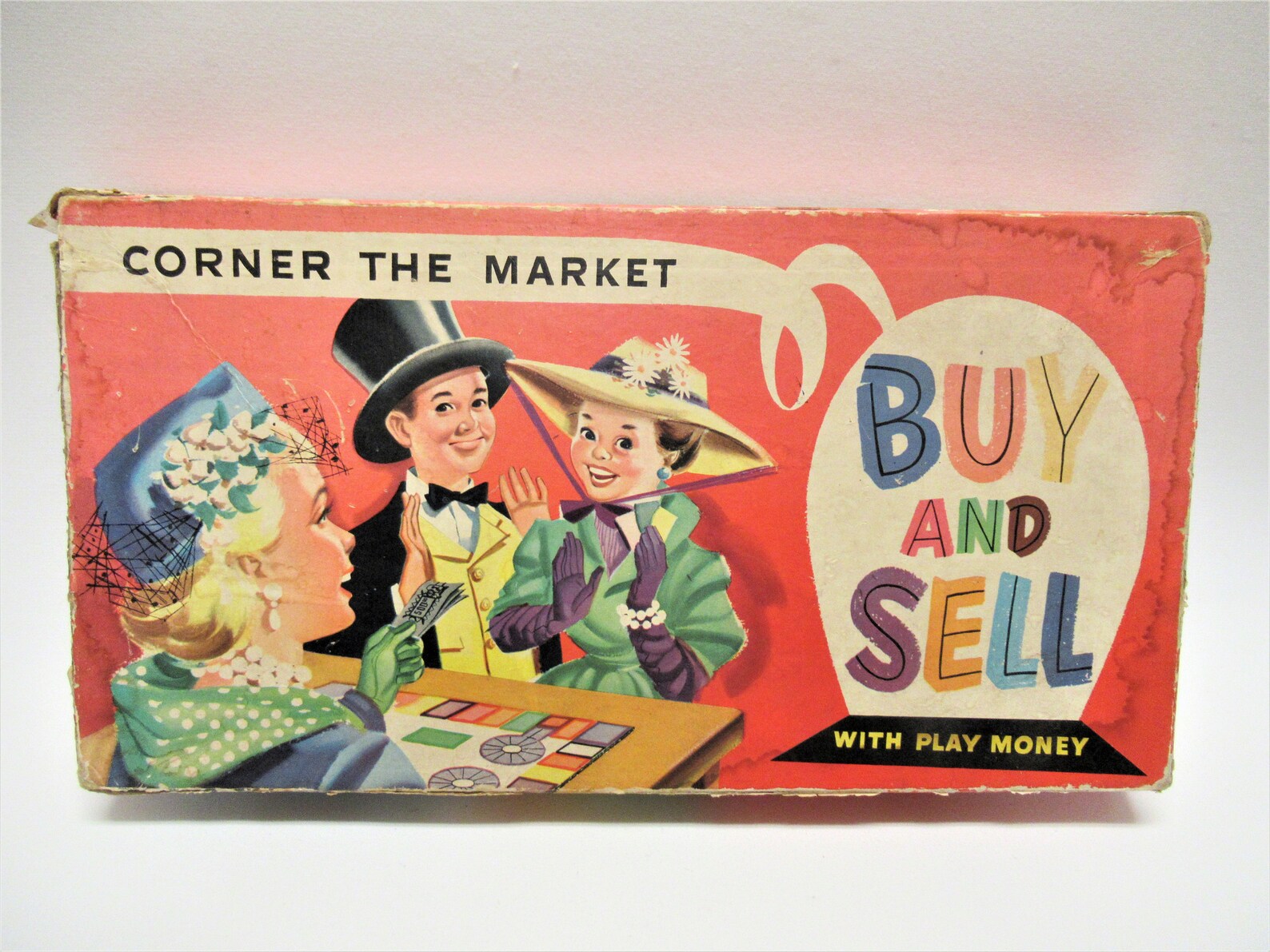 Vintage Buy & Sell Board Game corner the Market Etsy