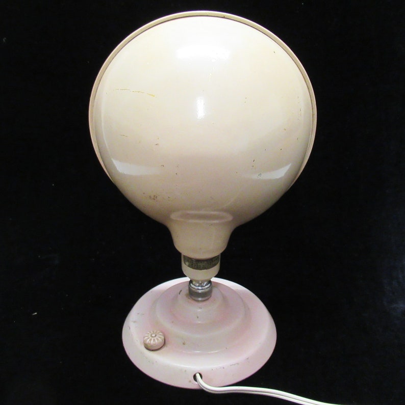 Vintage Lighted Makeup Mirror From the 1930s Art Deco Pink Etsy