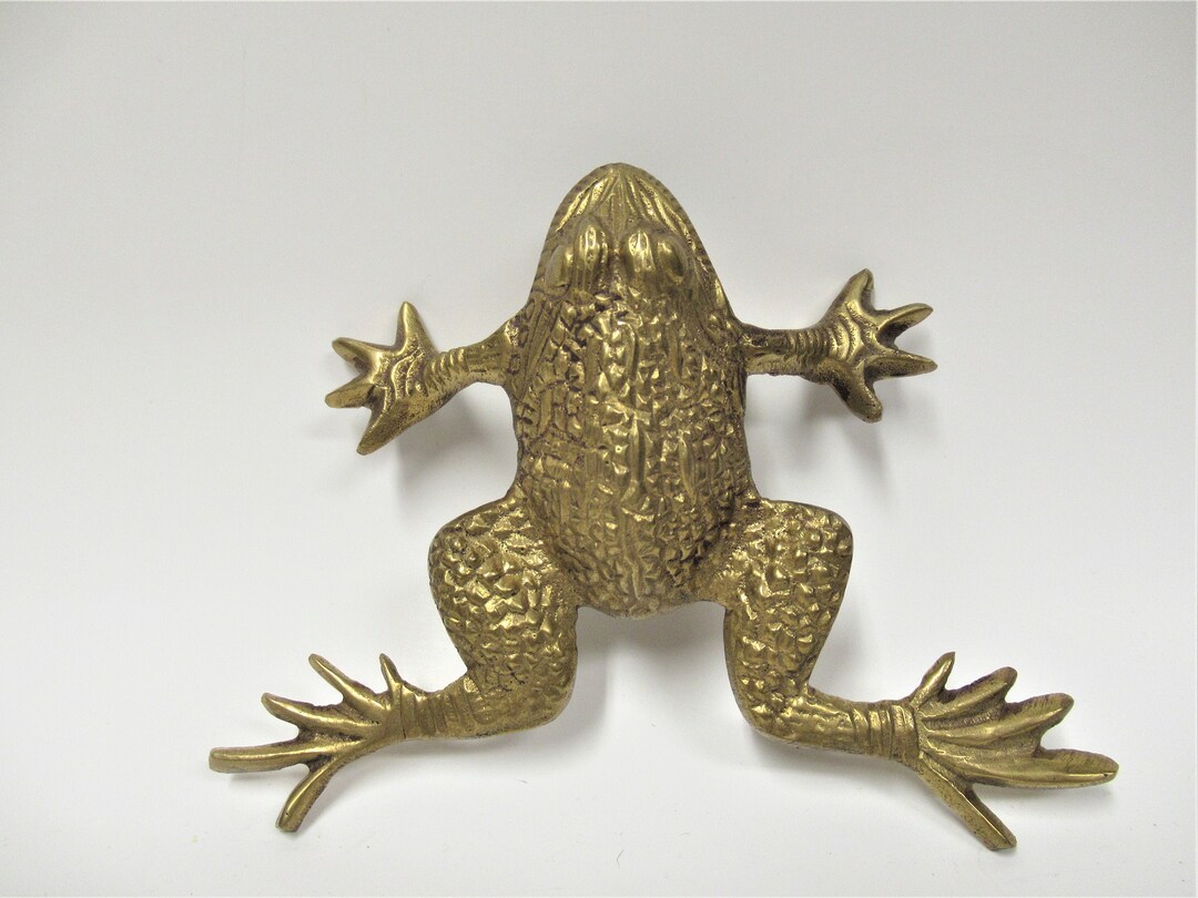 Vintage Brass Tree Frog Figurine Open Mouth...could Be a Etsy