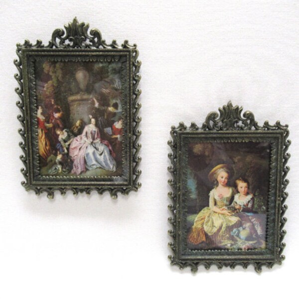 Small Antique Brass Frames Etsy