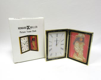 Vintage Howard Miller Octagon Wall Clock Chime Model 612-569 Wood