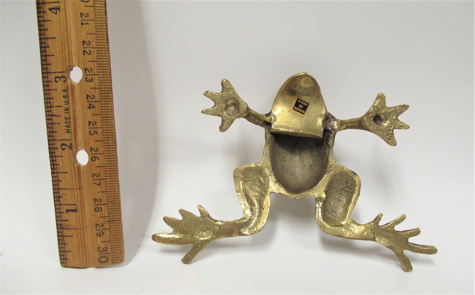 Vintage Brass Tree Frog Figurine Open Mouth...could Be a Etsy UK