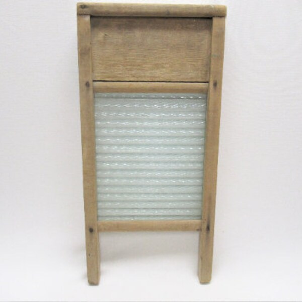 Vintage Glass Washboard Etsy