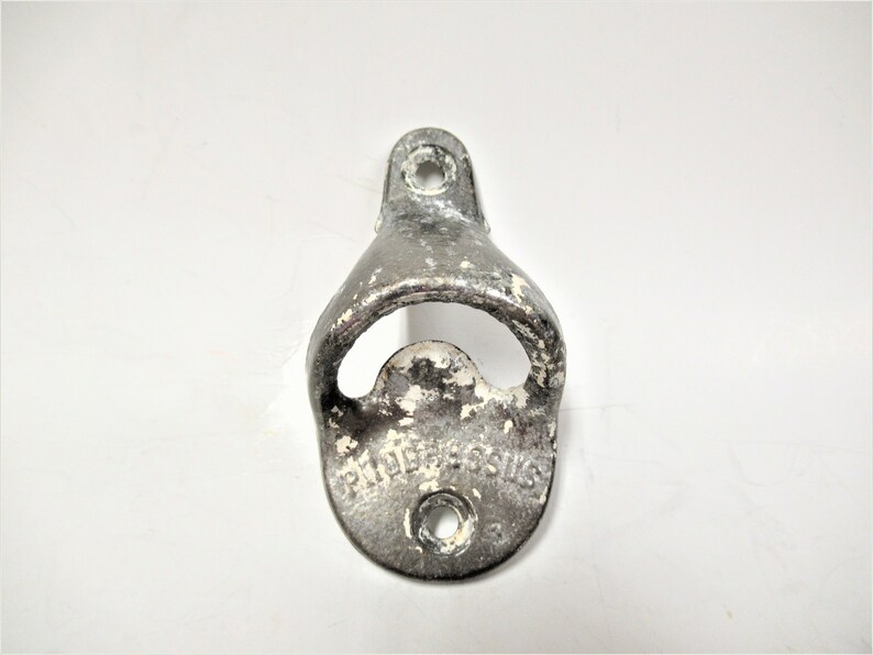 VERY Chippy German Wall Mount Aluminum Made in West Germany Vintage Progressus Beer Bottle Opener Original with Screws