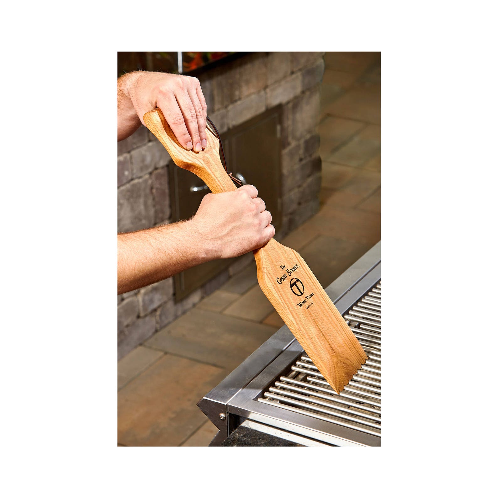 Great Scrape Woody Paddle the Ultimate BBQ Cleaning Tool Etsy