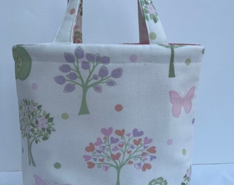 Girls tote bag. Nursery bag/book bag/dance bag/toddler bag. Toddler tote bag. Gift for girls. Book bag.