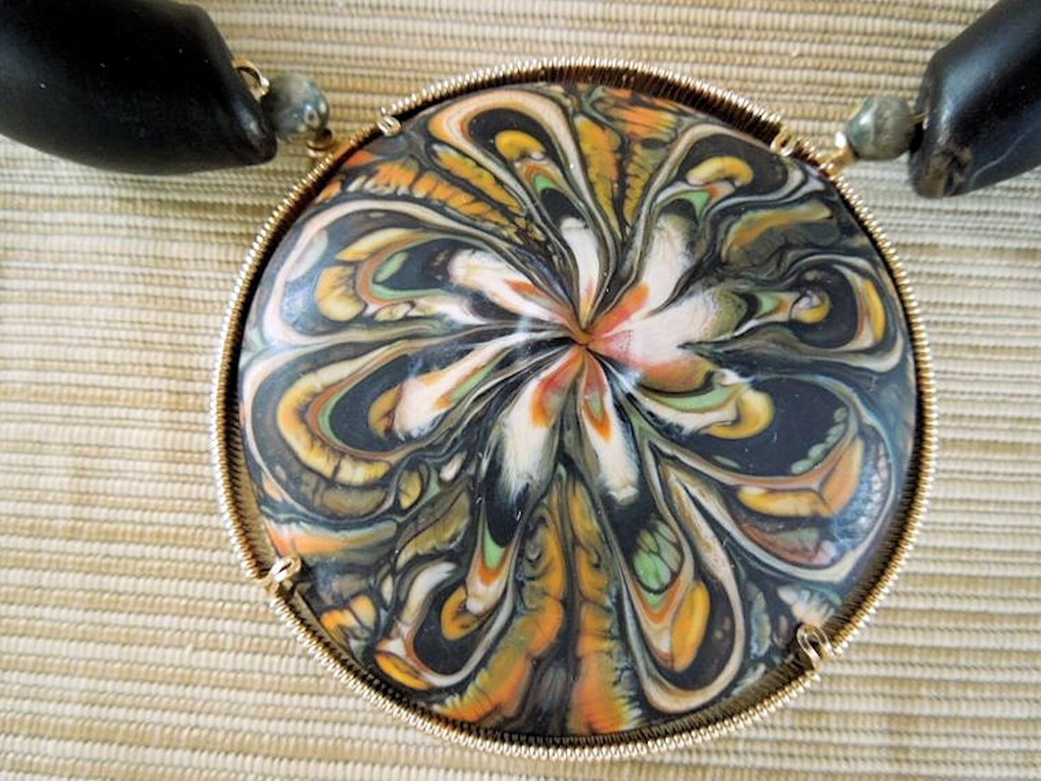 Murano Glass Bead Necklace - Made on the Island of Murano — Poppi Italian  Leather