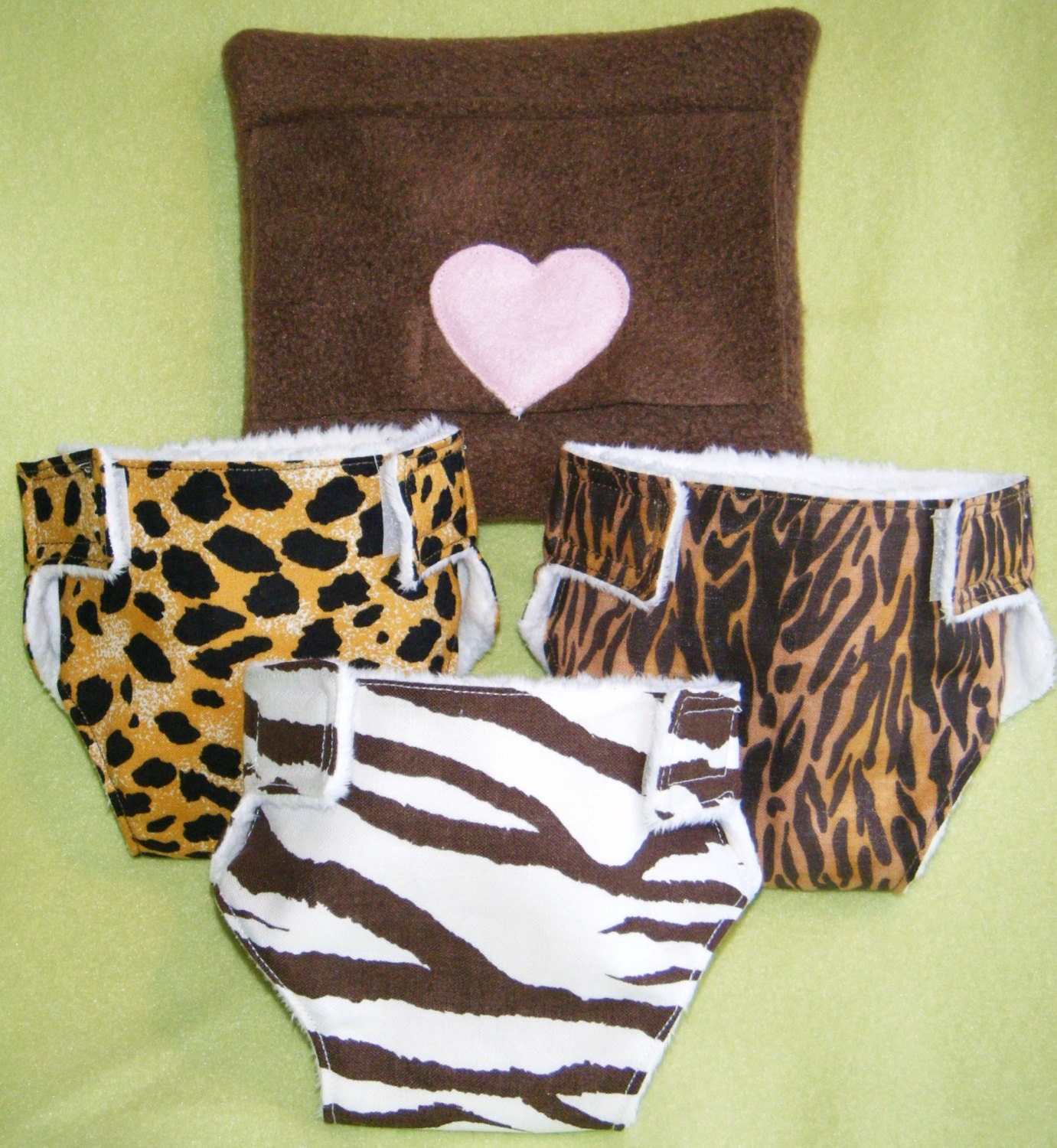 Baby Doll Adjustable Play Diapers Set of 3 w/ Diaper Wipes and Etsy