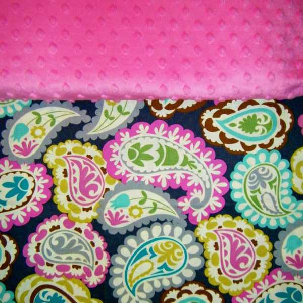 LAST ONE AVAILABLE - Nap Mat Cover / Toddler Cot Cover - Pretty Paisley - Different Cover Options Available