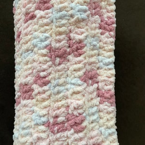 Super Soft Crochet Baby Girl Blanket