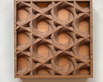Layered Wood: Wall Art (6" x 6")