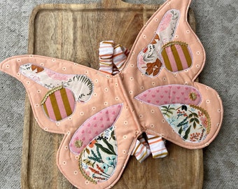 Butterfly Fairy Wings, quilted fabric wings
