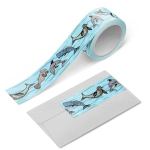 Ocean Animals blue Washi Tape
