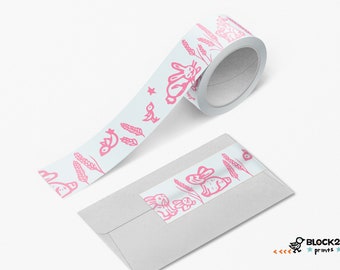 Pink Bunnies Washi Tape