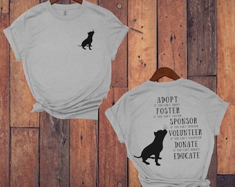 Dog Rescue T-Shirt: Animal Shelter Tee, Dog Lover Gift