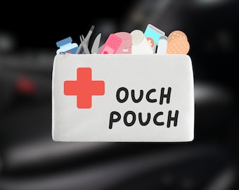 Ouch Pouch: First Aid Zipper Bag, Travel Medical Kit