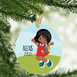 School Christmas Ornament - Personalized Gift, School Ornament, Kindergarten Gift, New School, Preschool Ornament
