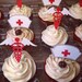 Nurse Cupcake Toppers - Nurses Week, Food Picks, Nursing School, Graduation Party, Class of 2025 ...