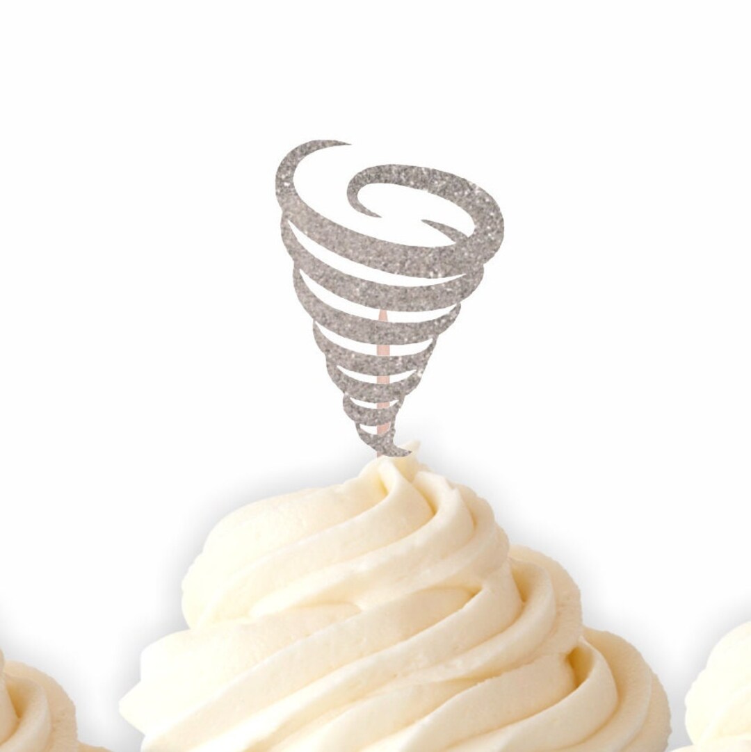 Twonado Konfetti Aus Glitzerpapier – 100 Bunte Tornado-Motive Für Tischdeko | Für Babyparty, Geburtstag & Hochzeit