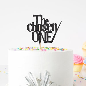 The Chosen One Cake Topper, First Birthday, Wizard Birthday, Party Decorations, Wizard Theme, Birthday Party, Wizard Party