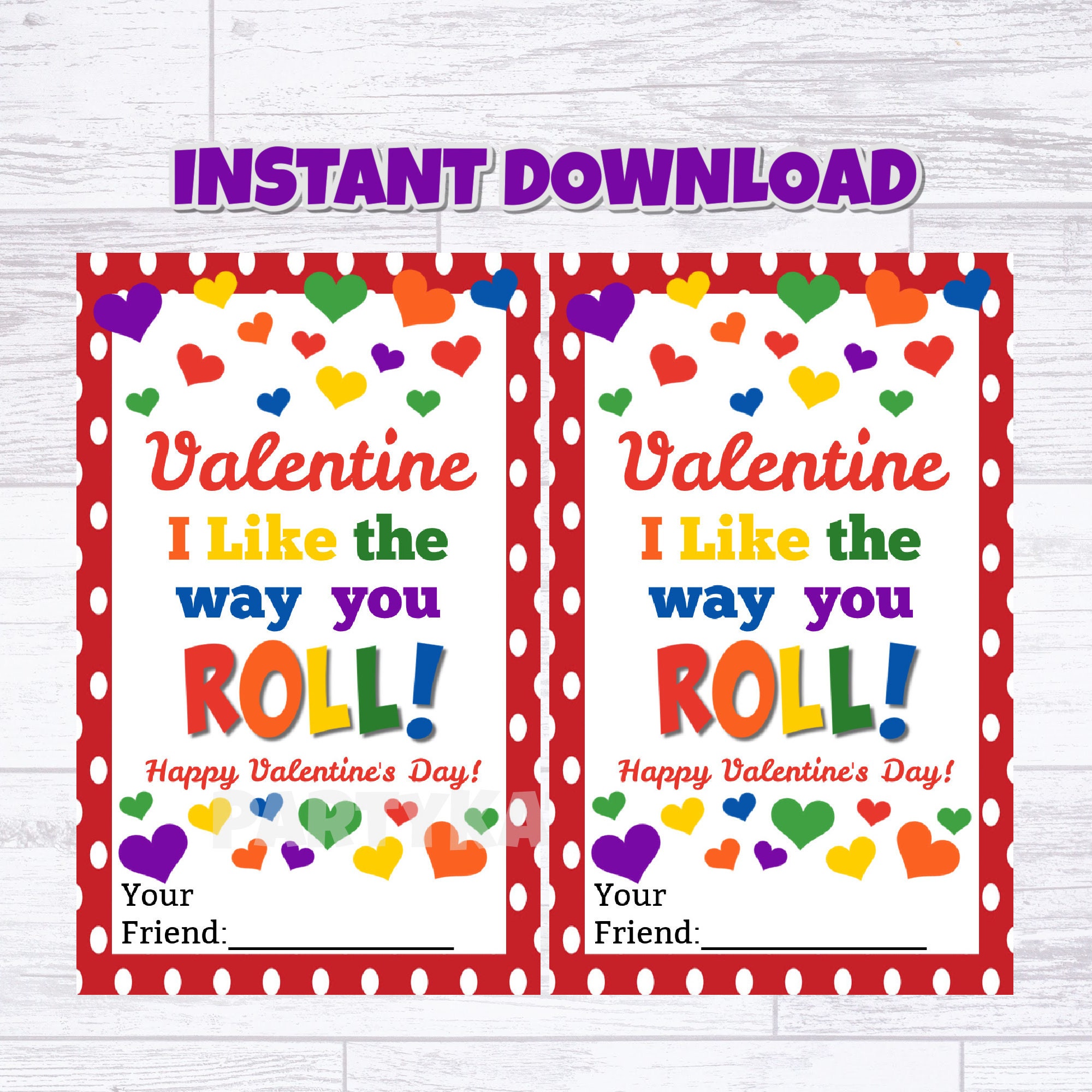 confetti popping valentines day card printable i like the way you