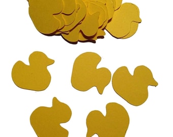 Rubber Duck Table Confetti: Baby Shower and Gender Reveal (1-inch Pieces)