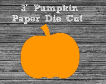 Pumpkin Paper Die Cuts, Fall & Halloween Party Decor, Name Tags, Bulletin Board