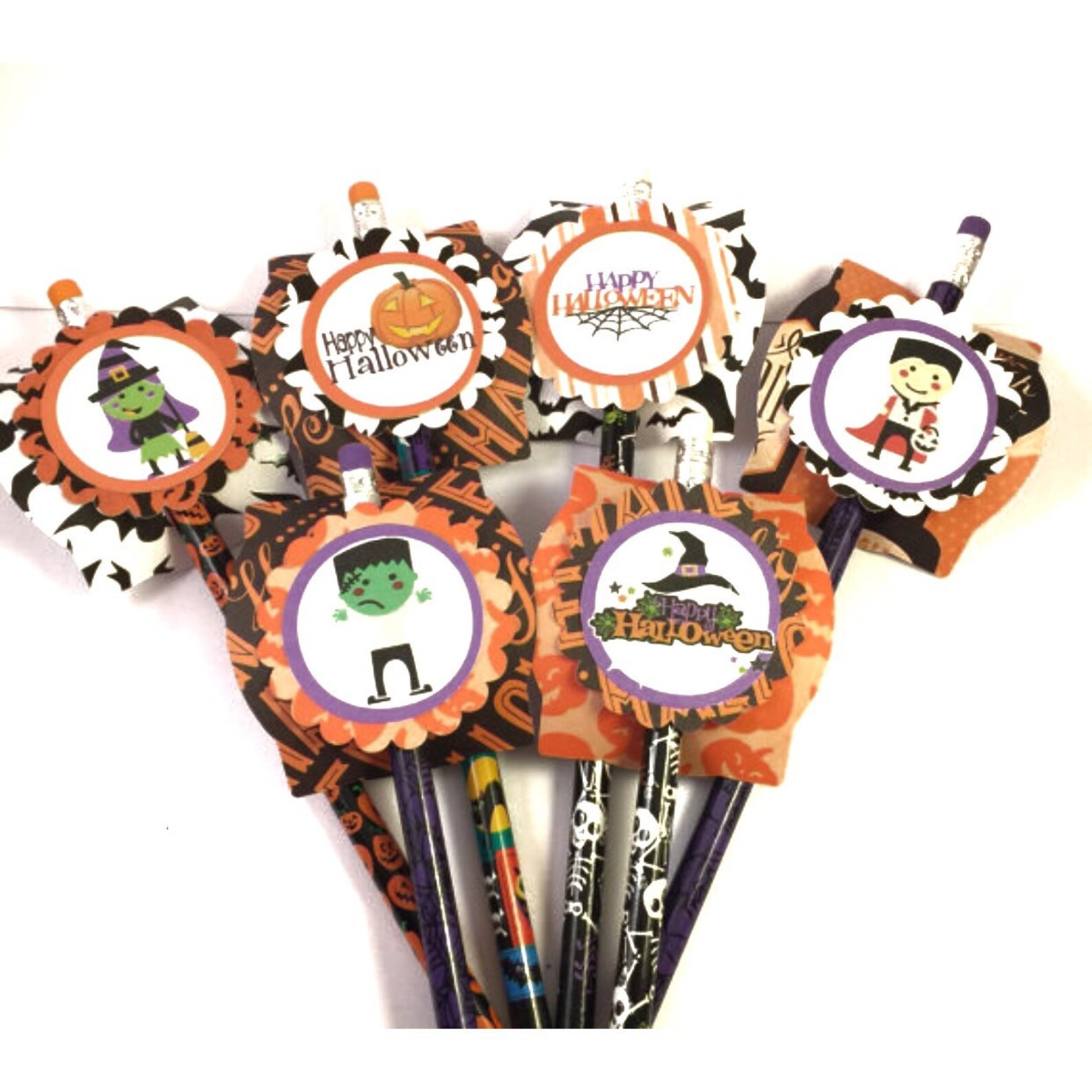 Halloween Party Favors Pencil Favors Trick or Treat Etsy