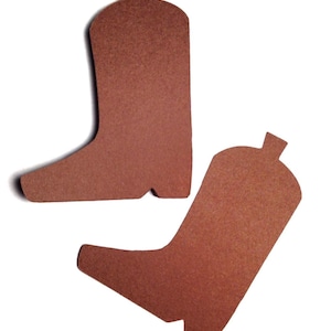 Cowboy Boot Paper Die Cut, Western Theme, Birthday Party, Place cards, Name Tags, Cowboy Party, Cowgirl Party
