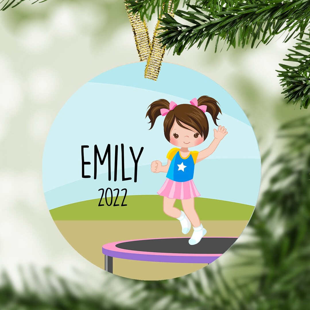 Trampoline Christmas Ornament 