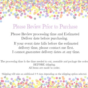 a sign that says please review prior to purchase