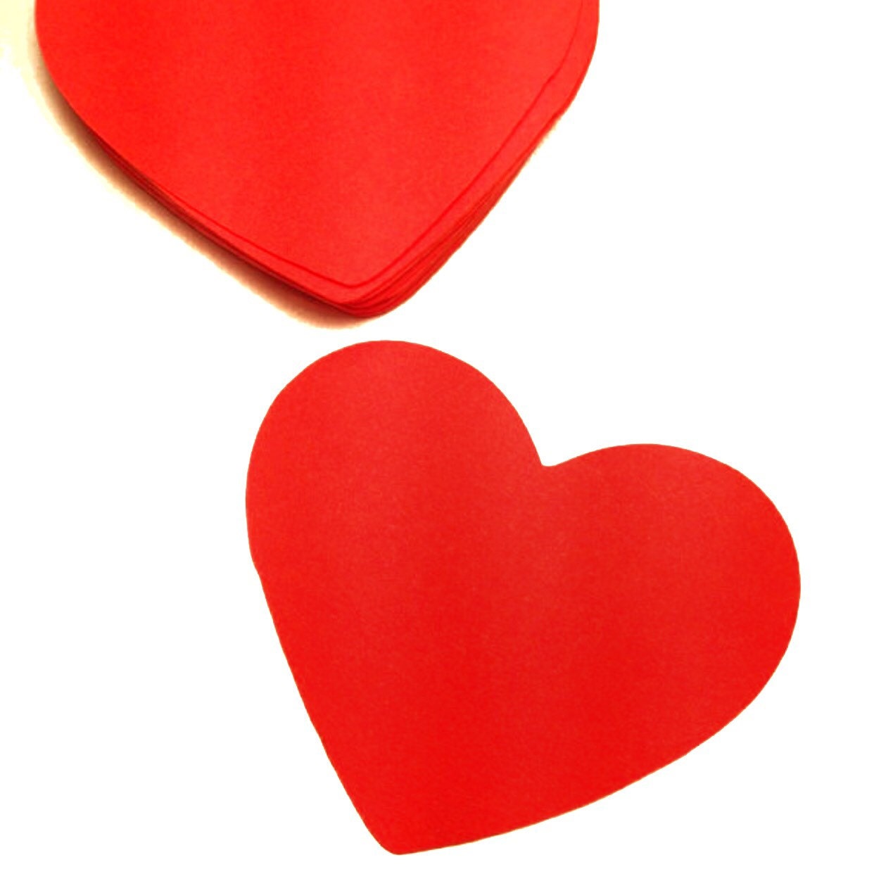 Hearts Paper Die Cuts 225 Set Of 32 Valentines Etsy