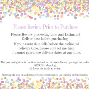 a sign that says please review prior to purchase