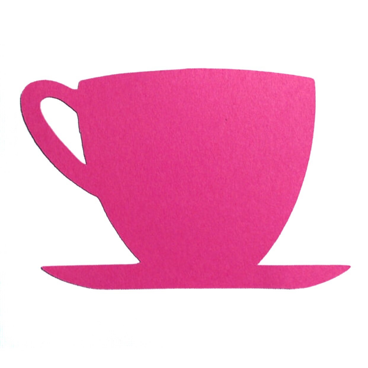 Tea Cup Tags Set of 27 3 Paper Die Cut Baby Etsy