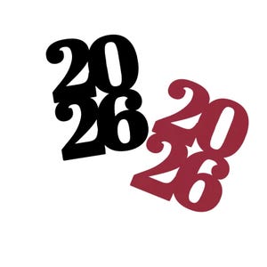 Class of 2027 Paper Die Cuts - Graduation Party, College Graduation, party Decorations, High School Grad, Place cards