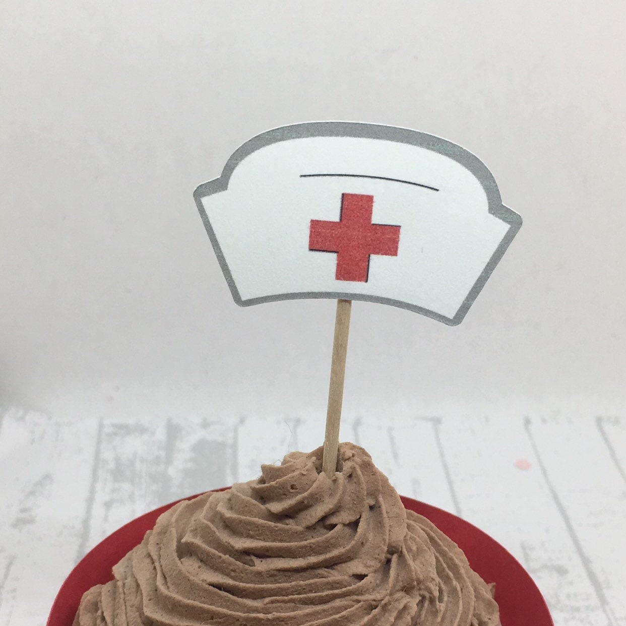 Nurse Cupcake Toppers Nurses Week Food Picks Nursing Etsy Canada