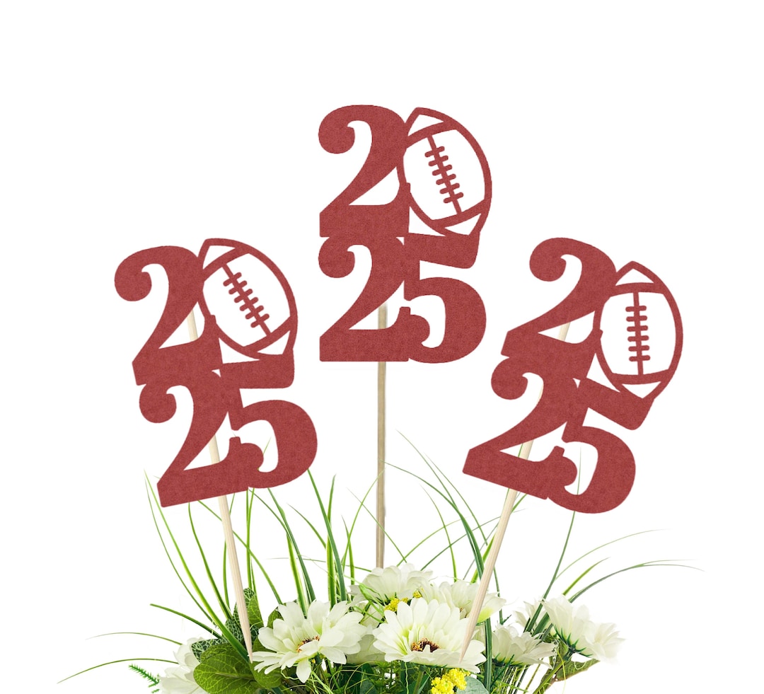 2025 Football Centerpiece Picks Class Of 2025 Graduation Party Decor Il 1080xN.6413885135 Ev2m 