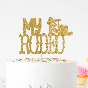 My 1st Rodeo Cake Topper, Cowboy Cake Topper, Western Party, First Birthday, Birthday Party, Cowgirl Party, Cowboy Party