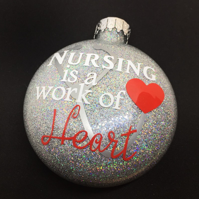 Nurse Christmas Ornament Personalized Nursing Gift Nurse Etsy Nursing Gifts For Christmas